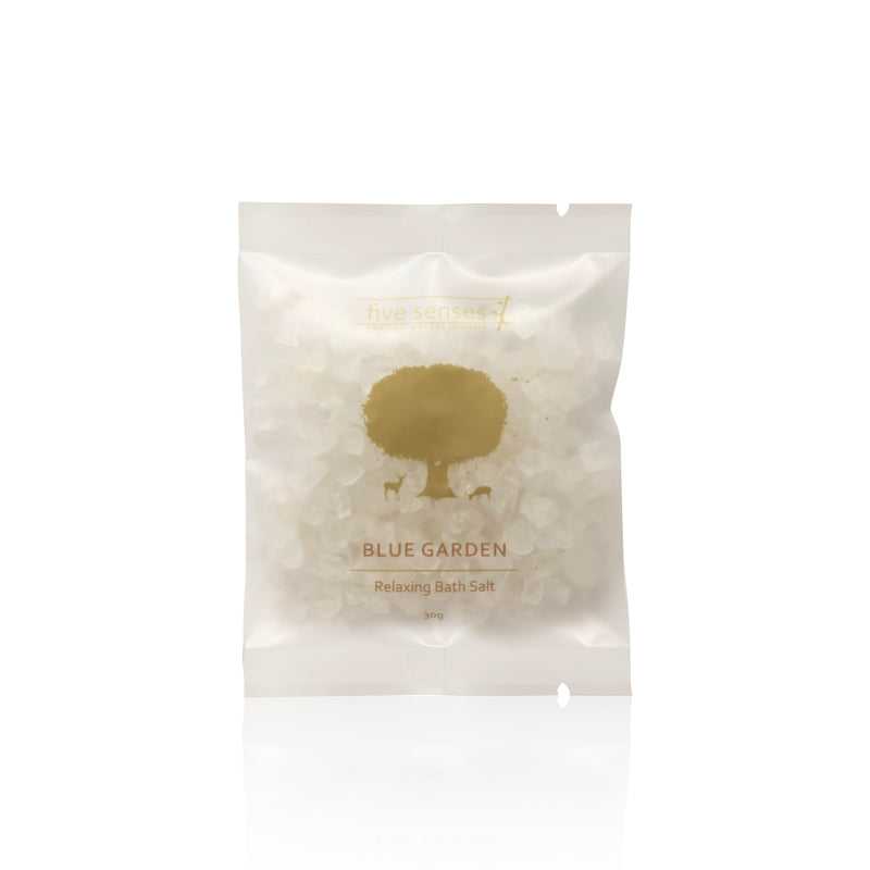 Blue Garden Relaxing Bath Salt in a Luxurious Ceramic Jar