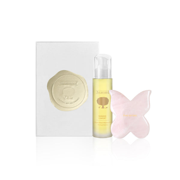 Organic Warming Comfort Gua Sha Set